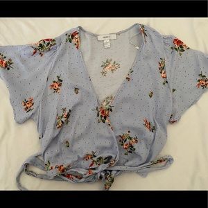Floral crop top